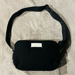 Maison Margiela Black Polyester Puffer Shoulder Bag